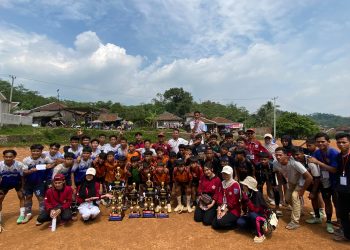 KKM 61 Uniba Semarakkan Turnamen Tarkam di Desa Margaluyu Lebak