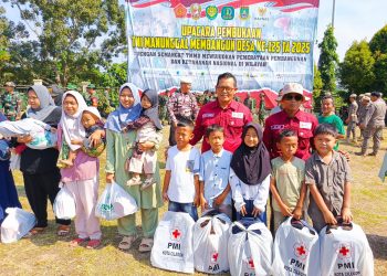 Peringatan Hari Anak, PMI Kota Cilegon Salurkan 50 Paket School Kit