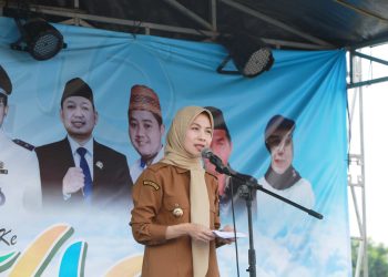 Mulai Luntur, Bupati Serang Ratu Zakiyah Ajak Desa Budayakan Kembali Gotong Royong