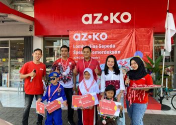 Meriahkan HUT RI ke-80, AZKO Serang Gelar Lomba Menghias Sepeda