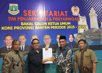 H. Abdul Salam Salim Ikut Bakal Calon Ketua KONI Banten Masa Bakti 2025–2029
