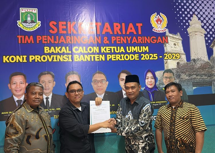 H. Abdul Salam Salim ikut maju sebagai bakal calon Ketua KONI Banten masa bakti 2025–2029.