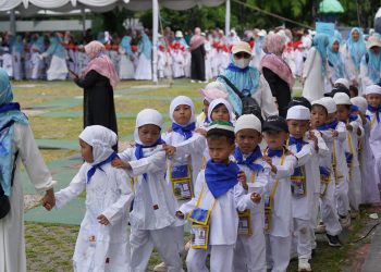 Ribuan Murid TK Se-Kota Cilegon Antusias Mengikuti Manasik Haji