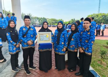 Disdukcapil Kabupaten Serang Raih Penghargaan Inovasi Pelayanan Publik Terbaik Provinsi Banten