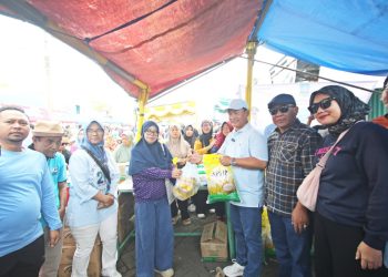 Operasi Pasar dan Layanan Adminduk Diserbu Warga di CFD Taman Krakatau Waringinkurung